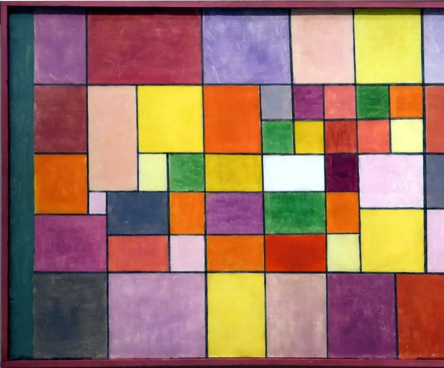 Abstraktes Gemälde von Paul Klee – Wertgutachten für Kunstwerke